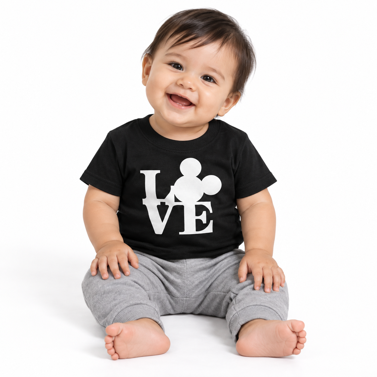 LOVE - Infant Tee on a model