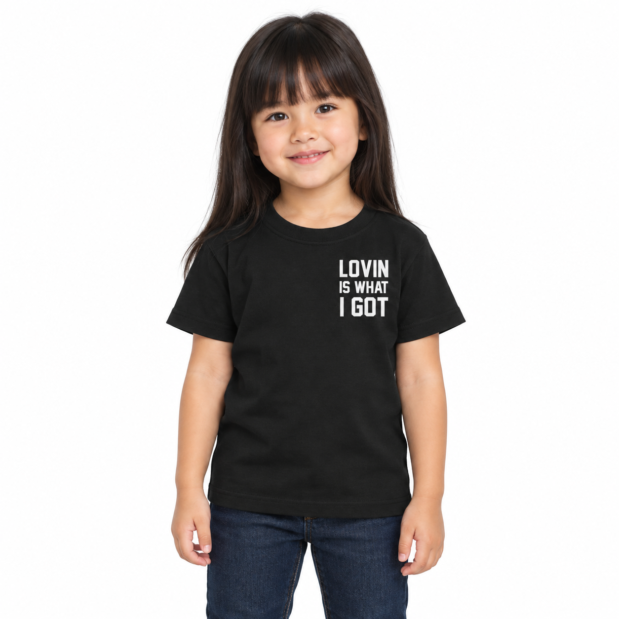 Sublime Love - Kids Tee on a model