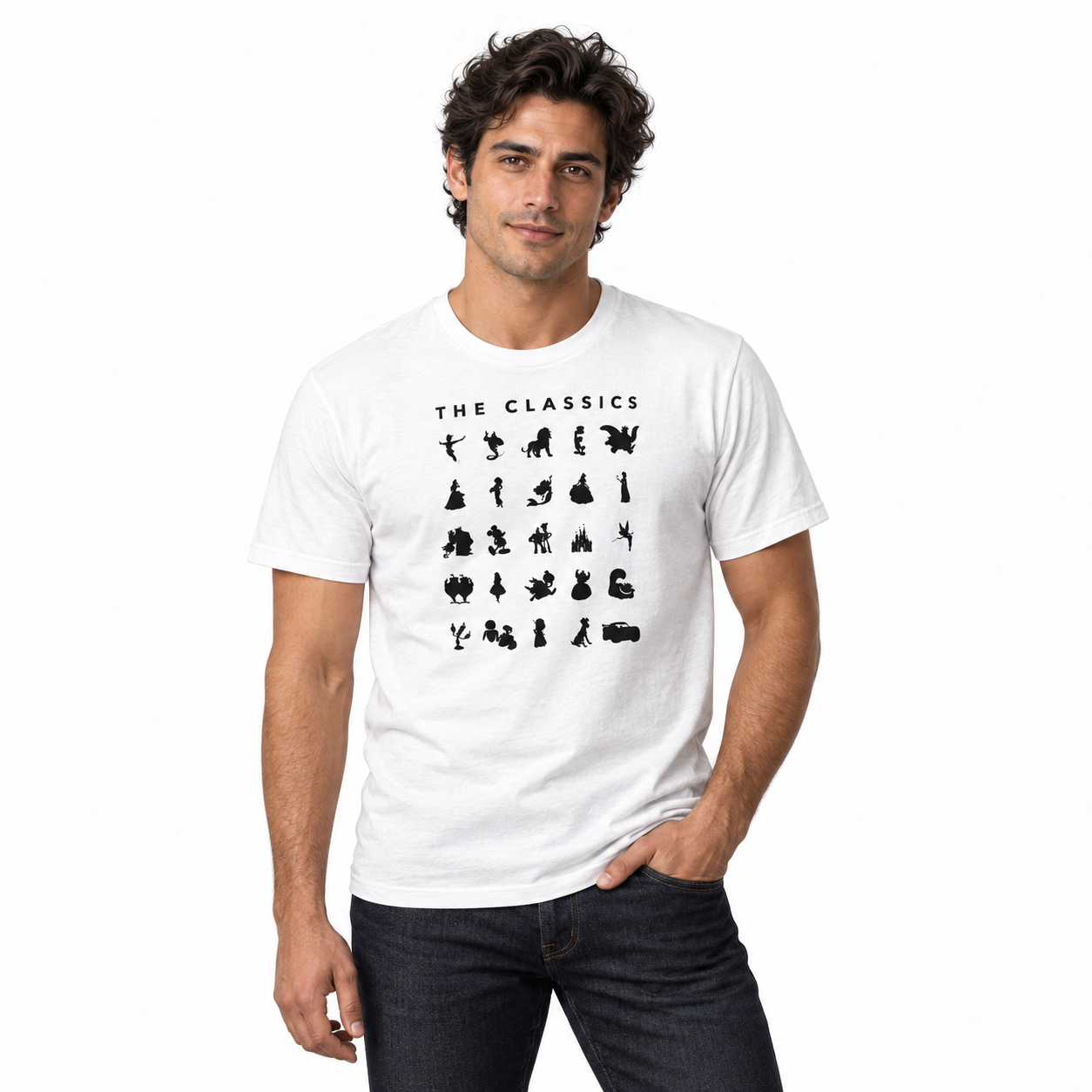 The Classics - Adult Shirt on a model