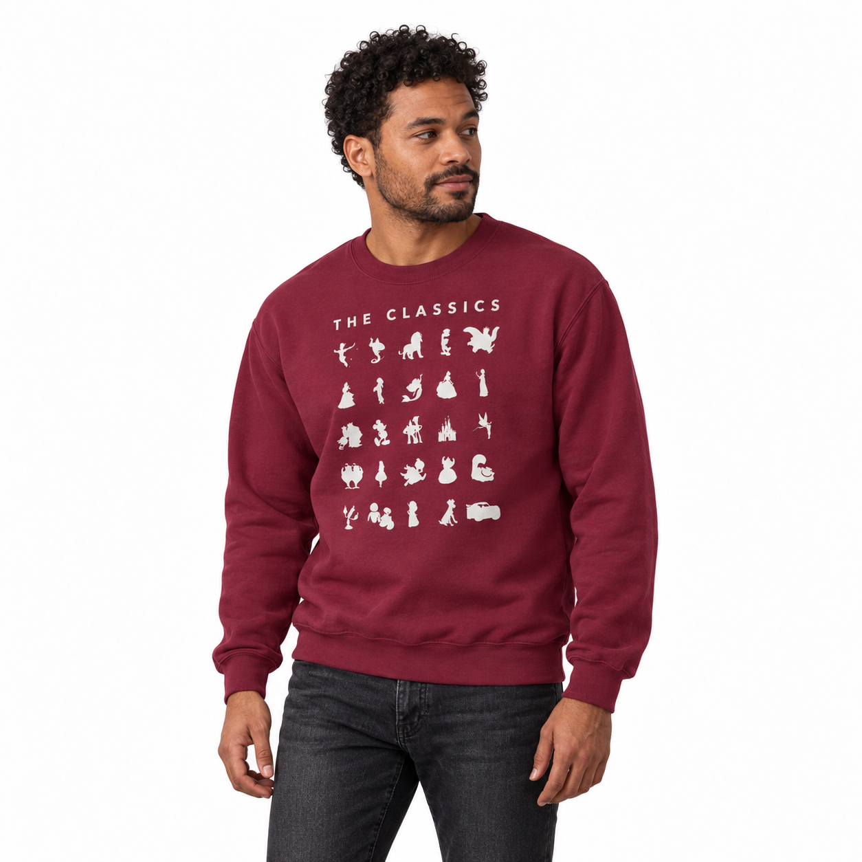 The Classics Sweatshirt on a model